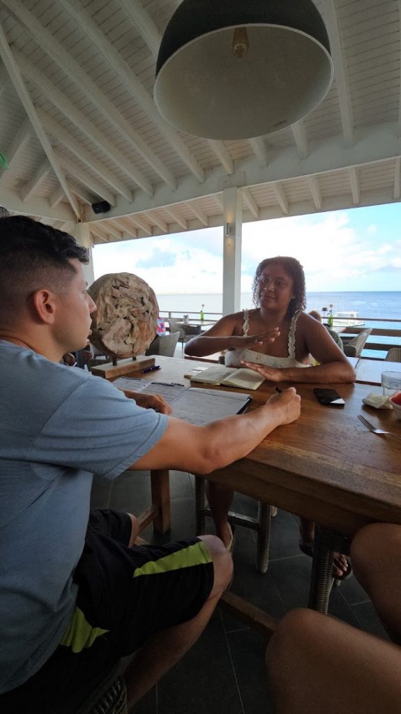 NAUI Diversity Scholarship recipient Hannah Hayes scuba diving in Bonaire